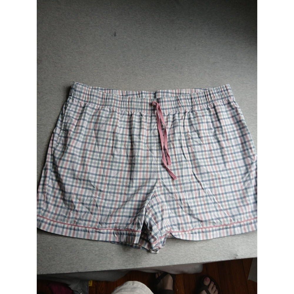 LL Bean Pajama Set 3x Womens Pull On Short Notch Collar Comfort Lounge Sleep - Picture 10 of 16